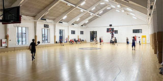 D071木地板空调室内篮球场